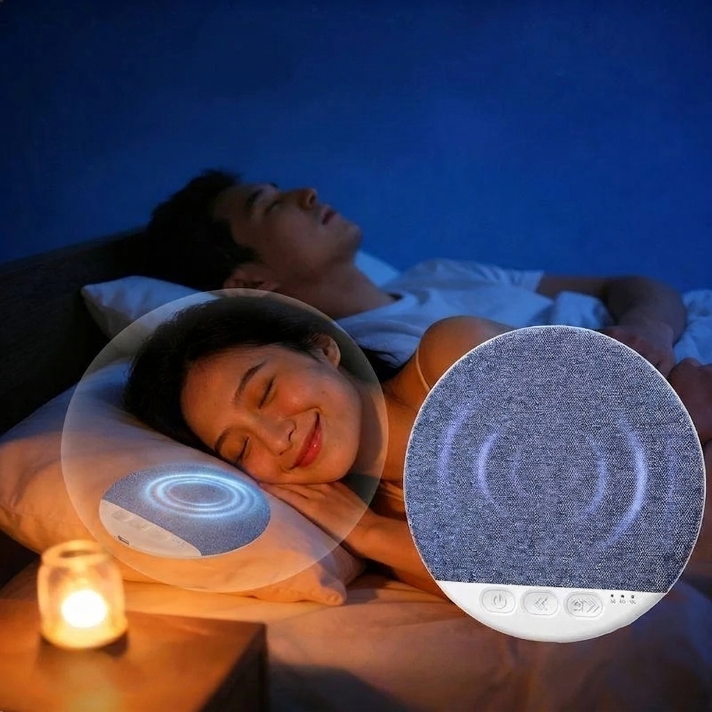 רמקול כרית Bluetooth דק במיוחד לשינה ורעש לבן